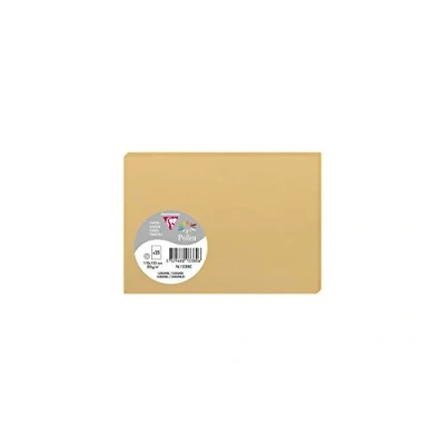 Imagen de Clairefontaine 1338C Un paquet de 25 cartes Pollen 11x15,5 cm 210g, Caramel