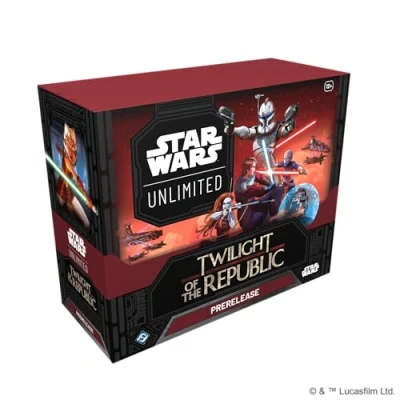 Imagen de Fantasy Flight Games Star Unlimited TCG Twilight of The Republic PRERELEASE Box Launch Your Clone Wars Adventure Includes 6 Booster Packs, Ages 12+, 2+ Players, 20 Minute Playtime (SWH0304EN)