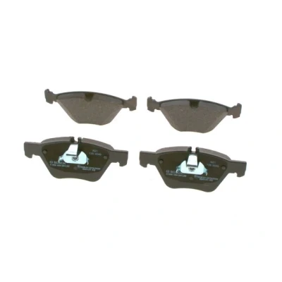 Imagen de BOSCH 0 986 494 001 Juego de pastillas freno Low Metallic con clip émbolo, Chapa antichirridos MERCEDES BENZ: Clase E Berlina, CLK Cabrio