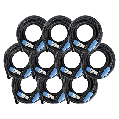 Imagen de Pronomic Stage PPD 10 cable híbrido Powerplug/DMX Juego de