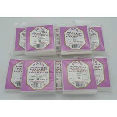 Imagen de docsmagic.de 500 Premium Small Square Board Game Sleeves 70 x 72 10 Packs