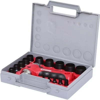 Imagen de KS Tools 129.0100 Juego de sacabocados anulares 16 pzs
