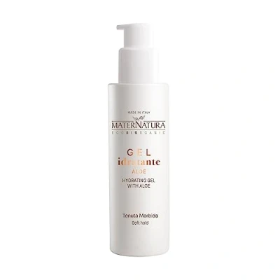 Imagen de Maternatura, Gel Hidratante para Cabello con Aloe Vera, Efecto Antifrizz y Antihumedad el Peinado de Rizado Ondulado, Ecológico, Made in Italy 100 ml
