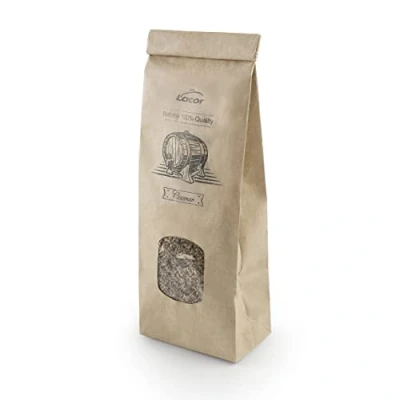 Imagen de Lacor 69560 Ahumador de Alimentos, Serrín para Ahumar, Madera Roble, 100% Natural, sabor a Cognac: Aporta un Suave y Aromático, 100 g