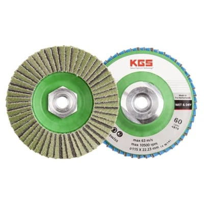 Imagen de KGS HYBRID T Discos de láminas ø115 M14 grano 60 verde
