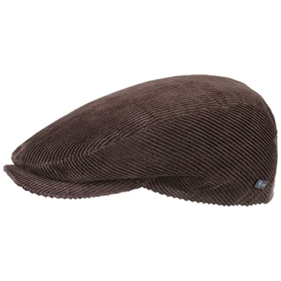 Imagen de LIPODO Gorra Gatsby Cordial Algodón Marrón Talla S 54 55 cm de Pana Hombre con Forro Acolchado para Invierno Deportiva
