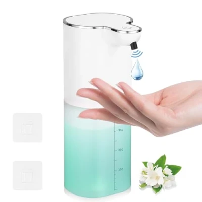 Imagen de JOFLVA Automatico Dispensador Jabon Baño, 400 ml de jabón automático para Pared, Carga USB con Sensor Cocina, Apto Hotel