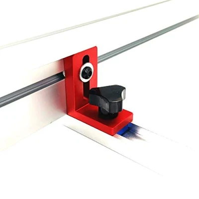 Imagen de Laecabv T Slot Mitre Track Conector de riel deslizante herramienta carpintería Carril inglete Herramientas bricolaje