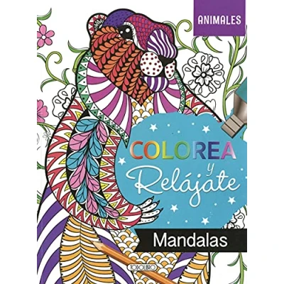 Imagen de Colorea y relájate Mandalas animales