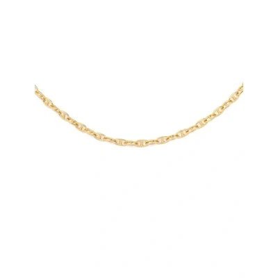 Imagen de SINGULARU Collar Willow en Latón con Acabado Baño de Oro 18kt Cadena Fina y Eslabones Pequeños Largo 50 cm Joyas para Mujer