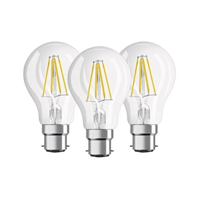 Imagen de Osram 819498 Bombilla LED B22d, 7 W, Blanco, 3 Unidades