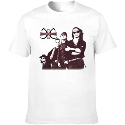 Imagen de New T Shirt Black Tops for Men Heroes del Silencio Senderos De Traicion Summer Teeshirt Plus Size