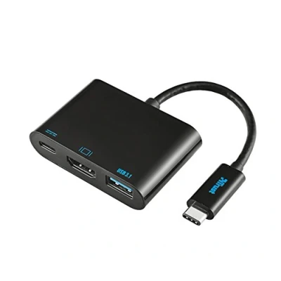 Imagen de Adaptador Hub Trust Usb c A 3.0, Hdmi, De Carga