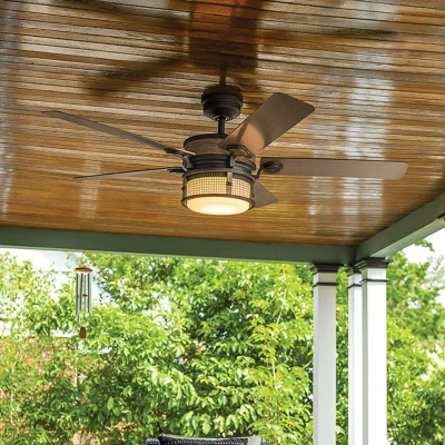 Imagen de KICHLER Ventilador de techo LED Ahrendale, IP44