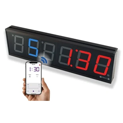 Imagen de GymNext Flex Timer Edición de Gimnasio Reloj Digital LED Pared Controlado Desde la aplicación móvil por Bluetooth