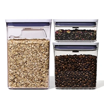 Imagen de OXO Good Grips Set de 3 recipientes POP con cuchara
