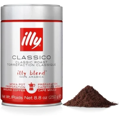 Imagen de illy molido para moka tueste CLASSICO, lata de 250 gramos