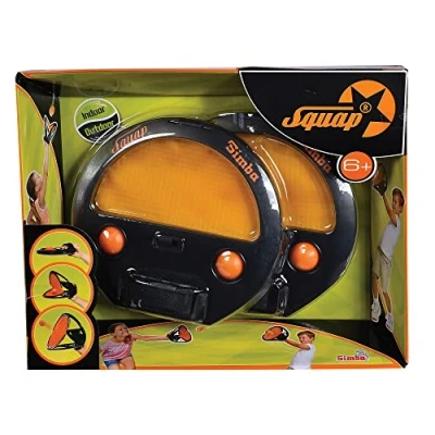 Imagen de Simba Fangballspiel, 2er Set Juguete de Arena Squap Juego Habilidad con Cuatro Bolas para Interior y Exterior 7202420, Multicolor