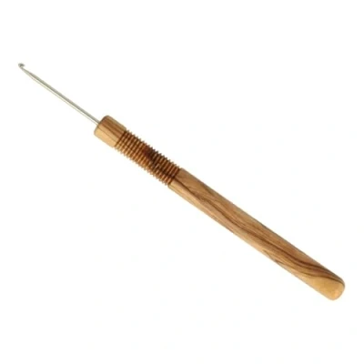 Imagen de Aguja de crochet Addi Nature madera olivo 15 cm 2,00 mm 1 ud