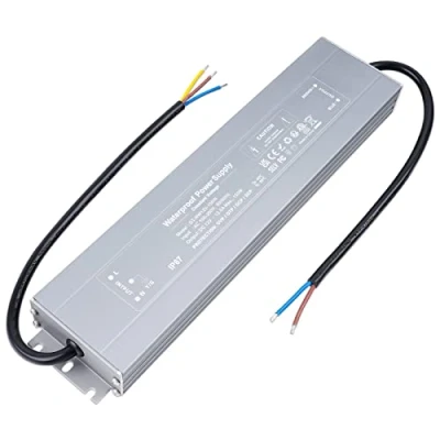 Imagen de VARICART Transformador LED 12V 150W 12.5A, Ultra Fino Tensión Constante Driver Alimentación, IP67 Impermeable Exterior AC DC 220V a 12V, Adaptador para Tira de y Bombilla