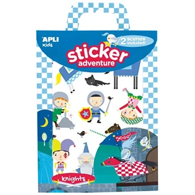 Imagen de APLI Kids 16765 Juego de gomets Sticker Adventure modelo Caballeros