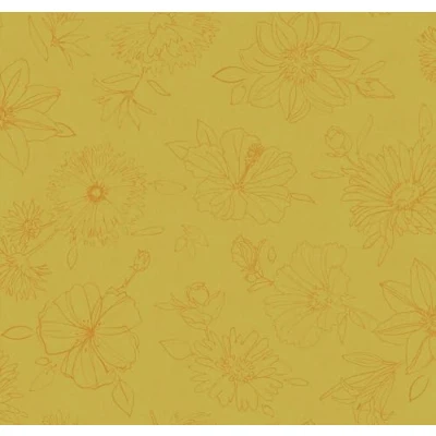 Imagen de d c fix mantel hule mesa Manhattan Palmas amarillo antimanchas resinado impermeable moderno plastico pvc vinilo para interior y exterior 110 cm x 140 rectangular