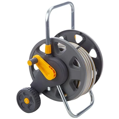 Imagen de Hozelock Carro portamangueras para 45 m de 12,5 mm incluye 20 manguera y todos los accesorios listo su uso