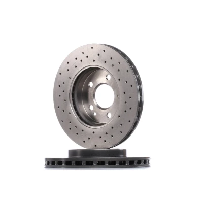 Imagen de BREMBO XTRA LINE 09.B344.4X Disco de freno 295 28 5 perforado/ventil. int. revestido altamente carbonizado con tornillos MERCEDES BENZ: Clase A