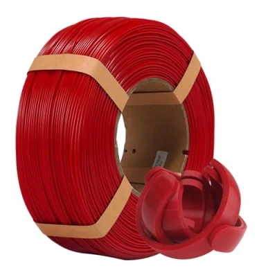 Imagen de eSUN Filamento de Recambio PLA+ 1,75 mm, PLA Plus Impresión 3D Sin Bobina, Precisión Dimensional +/ 0.03mm, 1KG (2.2 LBS) para Impresoras 3D,Rojo Oscuro
