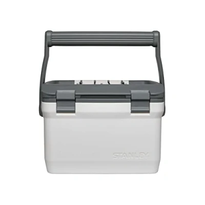 Imagen de Stanley Adventure Nevera Portatil de Exterior 6.6L Doble Pared Espuma Aislante Sin BPA Portátil Pequeña Viaje Resistente A prueba Fugas Polar White