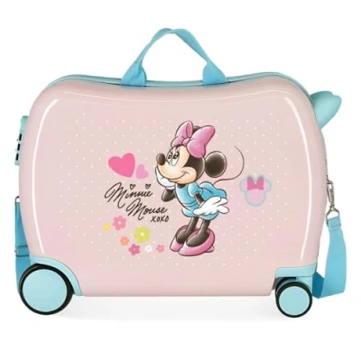 Imagen de Disney Joumma Minnie Imagine Maleta Infantil Rosa 50x38x20 cms Rígida ABS Cierre de combinación Lateral 38L 1,8 kgs 2 Ruedas Equipaje Mano