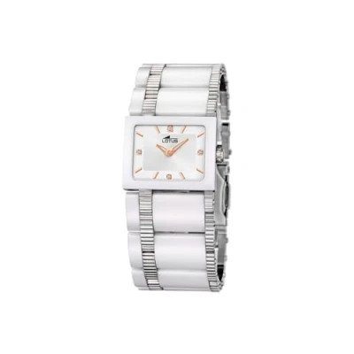 Imagen de Reloj Lotus para Mujer 15597/5 Outlet Caja de Acero Inoxidable 316l Gris Plata Correa