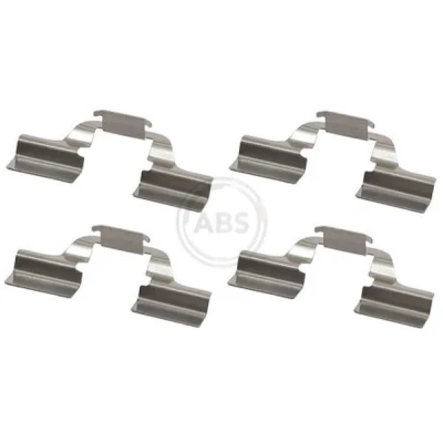 Imagen de A.B.S. 1749Q Kit de accesorios, pastillas frenos RENAULT: CLIO 3, MEGANE 2, SCENIC 2