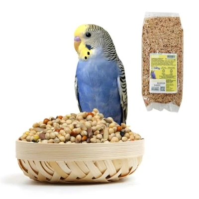 Imagen de Nobleza (4 * 500g Comida para Periquitos, Pienso Premium Aves, Alimento Sana y Sabrosa Pájaros