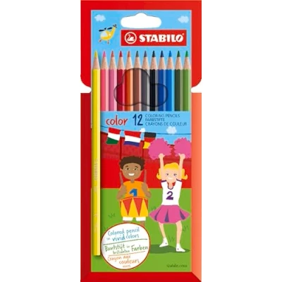 Imagen de Lapiz de color STABILO Estuche con 12 colores