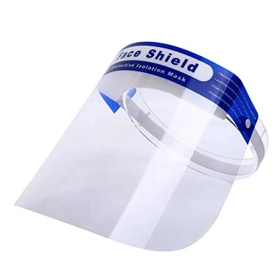 Imagen de TEMPO DI SALDI Visera protectora integral de policarbonato antisalpicaduras transparente ajustable