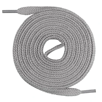 Imagen de Un par de cordones Monte Swiss © Premium, 100% algodón, resistentes a roturas, 7 mm ancho, entre 45 y 200 cm longitud, Unisex, gris, 180