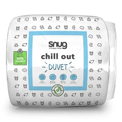 Imagen de Snug Edredón Chill out de 4,5 TOG, Fibra Hueca, Blanco, Doublé