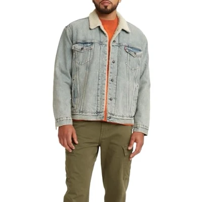 Imagen de Levi&#039;s Type 3 Sherpa Trucker Chaqueta, Stonebridge, M Hombre
