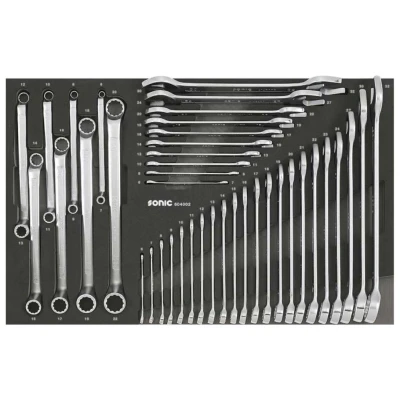 Imagen de SONIC 604002 Módulo herramientas 40 Acero cromo vanadio dodecagonal Plano, curvado