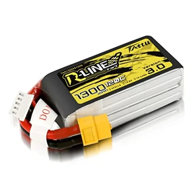 Imagen de Tattu bateria lipo 4S 1300mAh 120C 14.8V con XT60 Conector para FPV Racing RC Quadcopter Helicóptero Avión Multimotor Hobby DIY