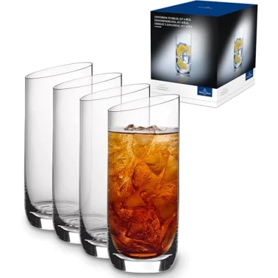 Imagen de Villeroy &amp; Boch Long Drink Glasses NewMoon 370 ml 4 Pieces