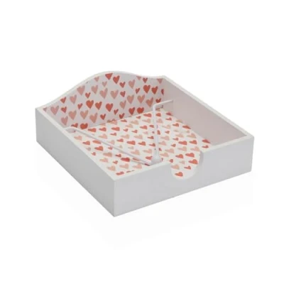 Imagen de Versa Servilletero Amore Madera 18 x 7 cm