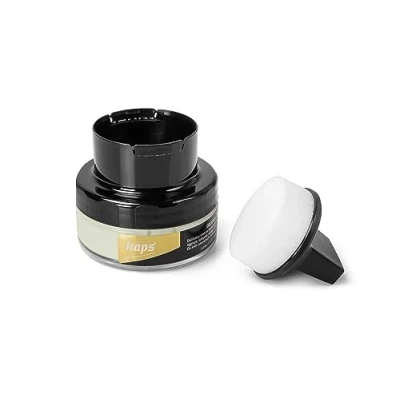Imagen de Kaps Crema para Zapatos con Aplicador de Esponja, Cuidado Intensivo y Nutritivo del Cuero, Delicate, 70 Colores (153 cáscara)