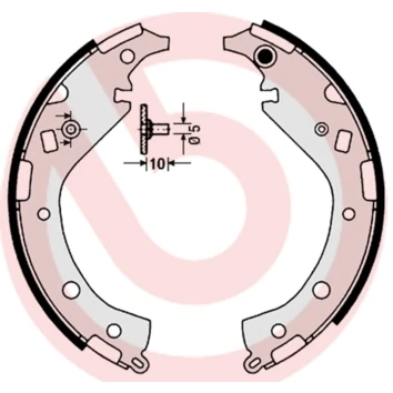 Imagen de BREMBO S 83 549 Zapatas de Freno 229 42 TOYOTA: RAV4 II SUV