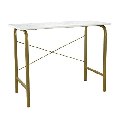 Imagen de Teamson Home 40&quot; Escritorio/Mesa De Oficina Tablero Imitación Mármol VNF 00092