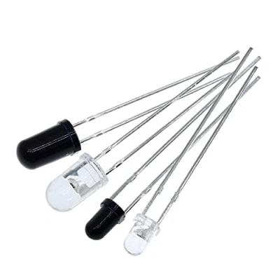 Imagen de MGTCAR 10 Pares 3mm 5mm 940nm LED emisor infrarrojo y diodo Receptor IR diodos 301A for (Color : 10pcs Emitter)