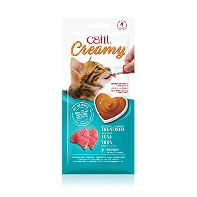 Imagen de Comida húmeda para Gatos Catit Creamy At·n 4x10g