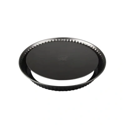 Imagen de Dr. Oetker Tradition Forma de Quiche, 28 cm, Acero aleado, Gris, x 4,5 cm