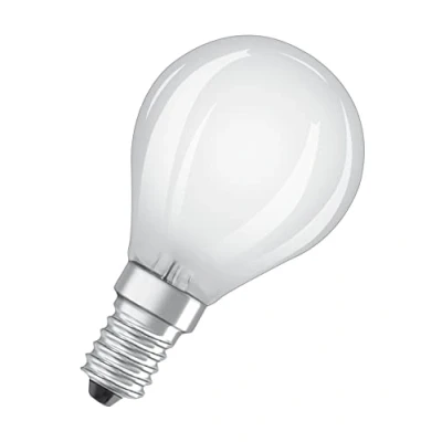 Imagen de OSRAM Lámpara LED A40 de Star para enchufes E27, forma pera, GL FR, 470 lúmenes, blanco cálido (2700k), reemplazo bombillas 40 W convencionales, no dimmables, paquete 6